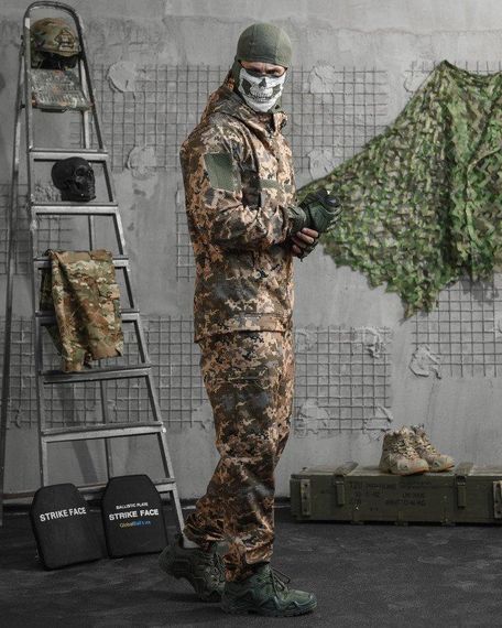 Тактический костюм софтшел REVIVAL  пиксель НП4883 | Зображення 2