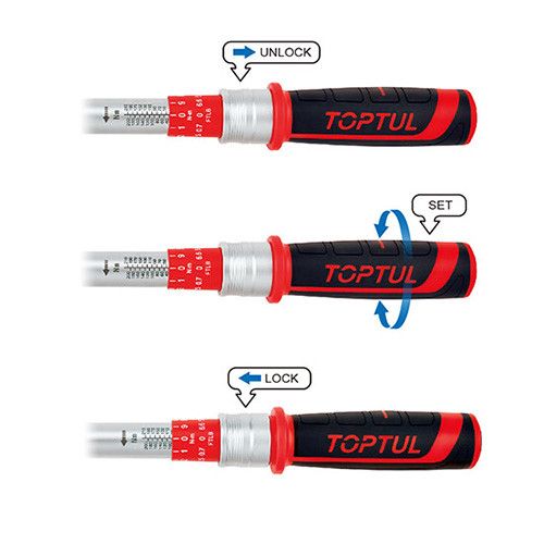 Ключ динамометричний 1" x 1095мм 200-1000Nm TOPTUL ANBV32A0 | Зображення 1