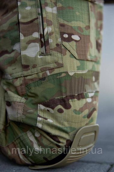 Штани тактичні «Буревій» мультикам з наколінниками, ріп-стоп | Зображення 7