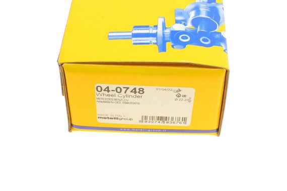 Цилиндр тормозной задний Mercedes Benz 407-410 d=22.2mm  04-0748 | Зображення 8