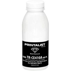 Тонер HP CLJ Pro 300 M351/M375, Pro 400 M451/M475, 60г Black Printalist (TR-CE410A-60-PL)