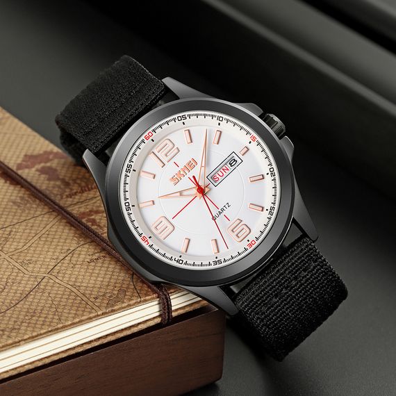Skmei 9315BKWT Black-White | Зображення 2
