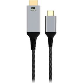 Кабель мультимедийный USB-C to HDMI M 2.0m 8K60Hz Cablexpert (A-CM-HDMIM8K-2M)