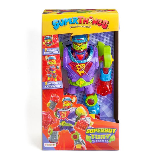 Игровой набор Супербот Фьюри Сторм SuperThings PSTSP116IN00 робот, казум-кид, фигурка | Зображення 4