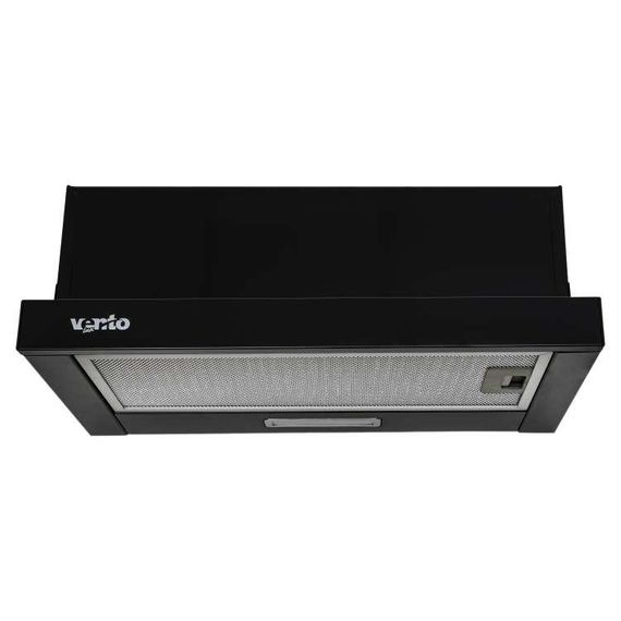 Вытяжка телескопическая VENTOLUX GARDA 50 BK (500) LED черная 50 см | Зображення 1