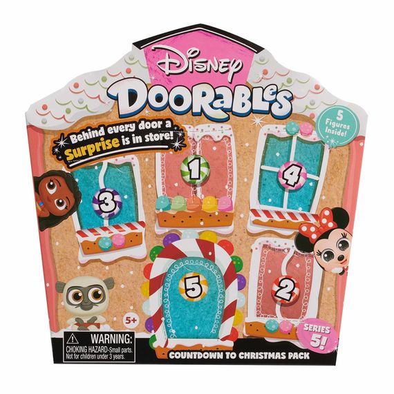 Ігровий набір "Великий святковий будиночок" Disney Doorables 44637, 5 фігурок | Зображення 1
