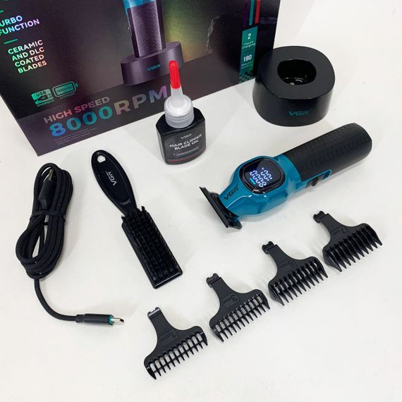 Тример для стрижки волосся VGR V-886T BLUE 8000RPM | Зображення 7