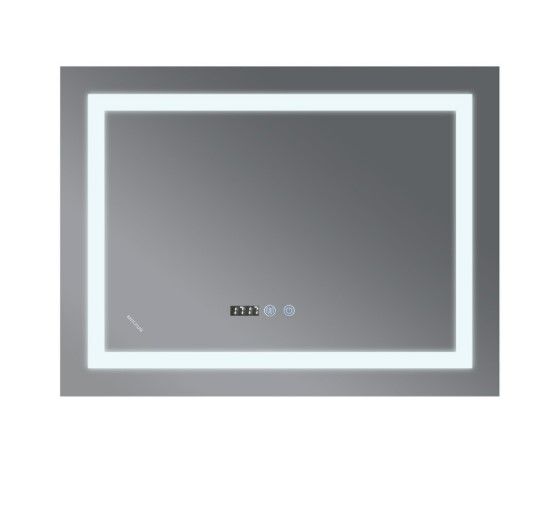 Дзеркало Mixxus Warm MR02-100x60 (годинник, LED-підсвічування, антизапотівання) (MI6003) | Зображення 4