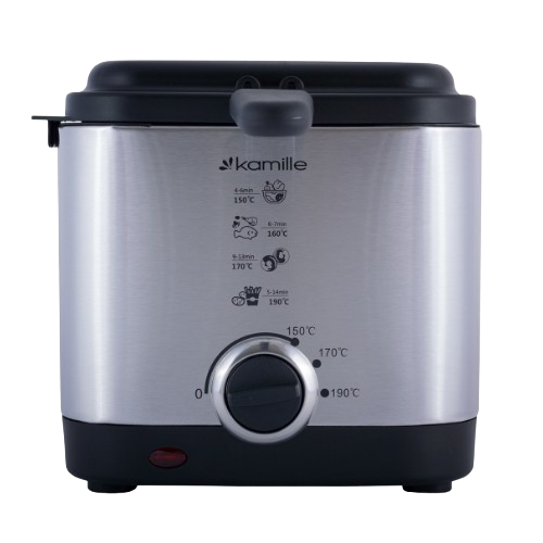Фритюрниця електрична 1,5л 900W 6812 KAMILLE | Зображення 4