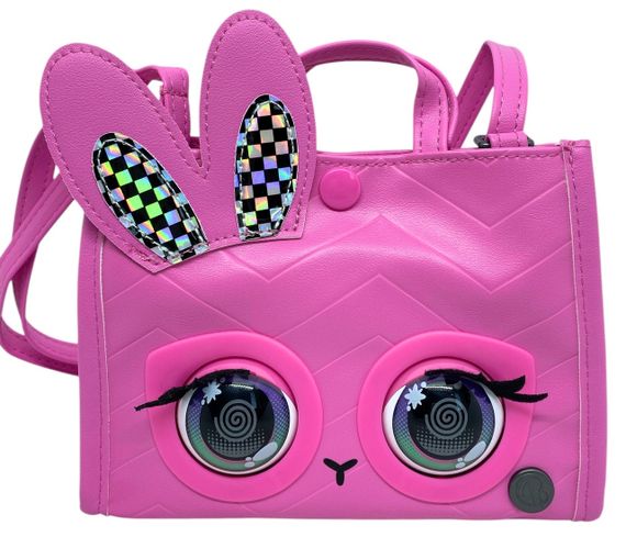Сумочка Purse Pets зайчик Holly Hops кліпають очі видає звуки та мелодії рожева | Зображення 1