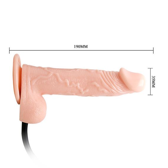 Вібратор - Inflatable Dong, 19 см Sex Aura | Зображення 3