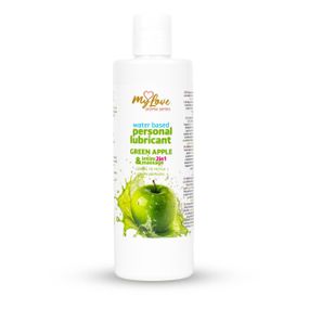 2в1 лубрикант та масажний гель - MyLove Aroma Series Intim&Massage Green Apple, 300 мл Sex Aura