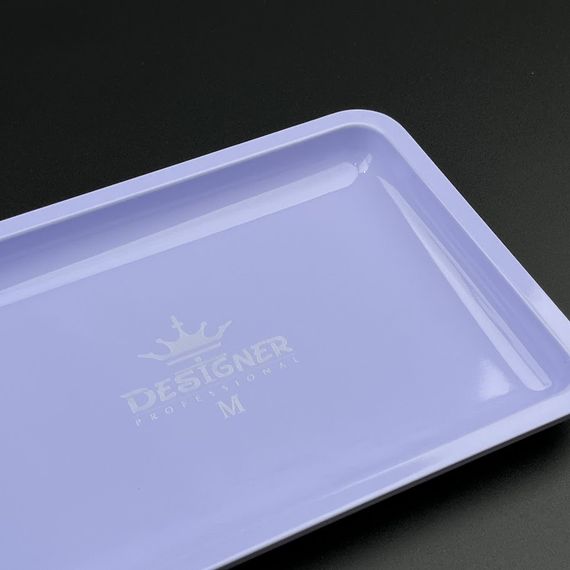 Лоток прямоугольный для инструментов Designer (125 х 180 мм) цвет фиолетовый | Зображення 1