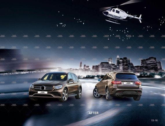 Комплект рестайлінгу в GLC63 2022 року для Mercedes GLC X253 2015-2022 рр