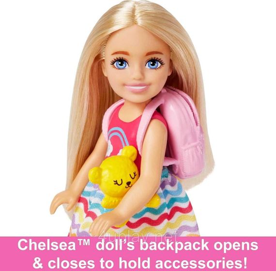 Игровой набор Кукла Барби: Челси и набор для путешествий Barbie Travel Chelsea Doll Оригинал | Зображення 2