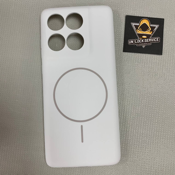 Чохол Motorola Edge 60 Fusion MagSafe SoftTouch М'який Протиударний Білий