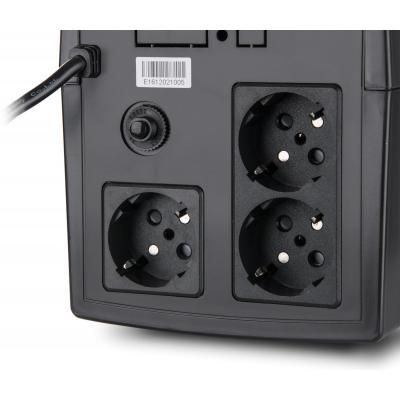 Пристрій безперебійного живлення Vinga LED 1500VA plastic case (VPE-1500P) | Зображення 7
