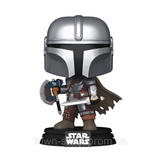 Игровая фигурка Funko POP! серии Мандалорец и Грогу - Мандалорец с оружием | Зображення 1