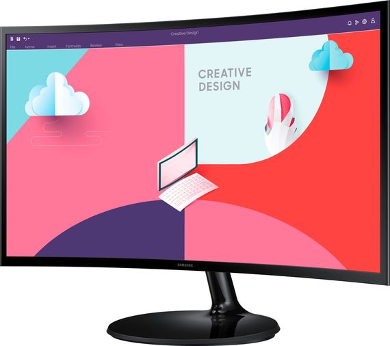 Samsung Монітор 27' S27C360E D-Sub, HDMI, VA, 75Hz, 4ms, CURVED (LS27C360EAIXCI) | Зображення 3