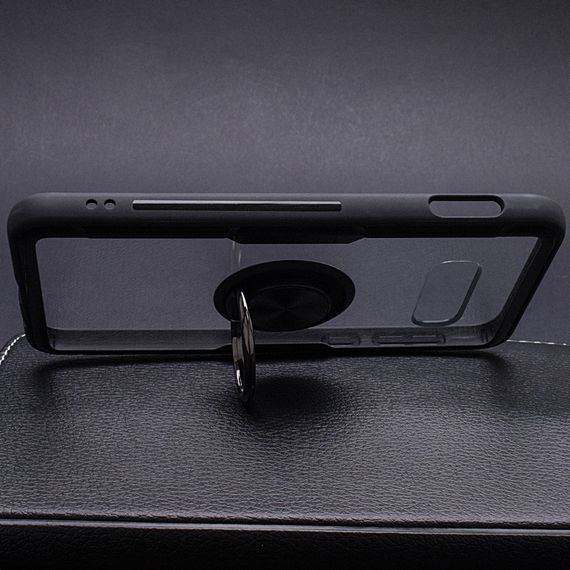 Чохол бампер Primolux Ring Magnetic Stand для смартфона Samsung Galaxy S10e (SM-G970) - Black | Зображення 3