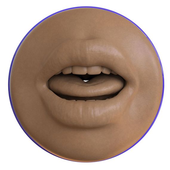 Мастурбатор-ротик Fleshlight Boost Blow Medium Dark Flesh, плавающие кольца Turbo Tech sexstyle | Зображення 1