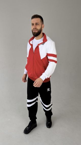 Спортивний костюм унісекс adidas колір червоний | Зображення 5