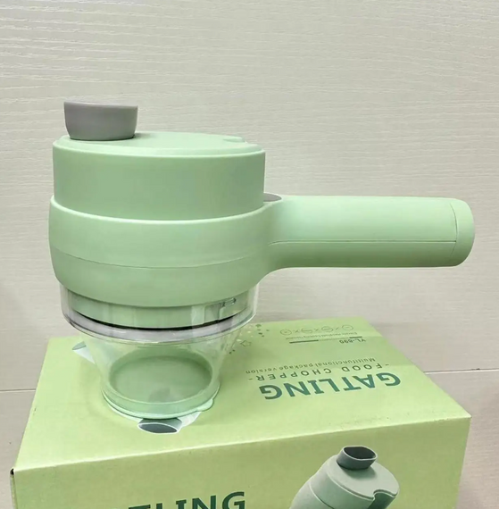 Багатофункційний ручний електричний подрібнювач для овочів 4 в 1 Food Chopper Catling | Зображення 3