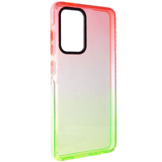 Чохол TPU+PC Sunny Gradient для Samsung Galaxy A33 5G TPU+PC, Розовый / Салатовый | Зображення 1