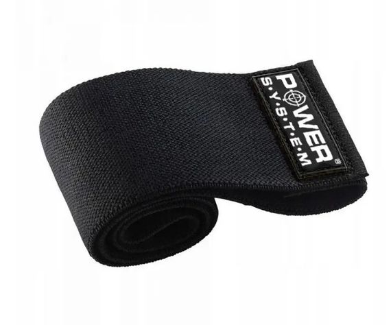 Тканева гумка для фітнесу та спорту Power System PS-4092 Booty Band LVL 2 Black/Green (d_80 см, 12-16 кг) (4092GN-0) | Зображення 2