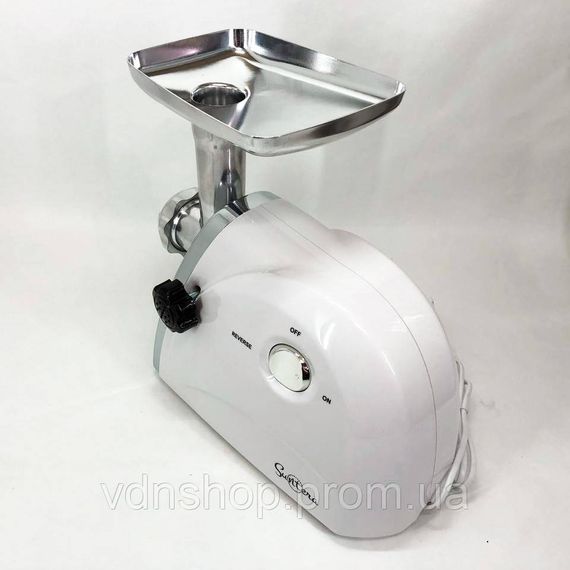 Электрическая мясорубка с дисковой насадкой, Мясорубки нержавеющая сталь, Шнековая электро мясорубка HA-31 | Зображення 7