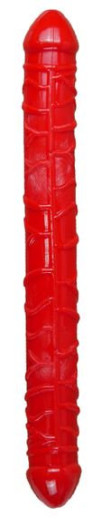 Подвійний фалоімітатор Boss Series: Flexible Double Dong Red, BS6700090 Sex Aura | Зображення 2