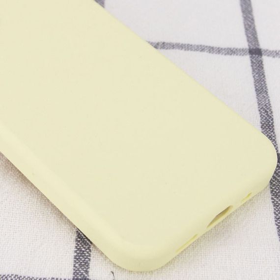 Чехол Silicone Case Full Protective (AA) NO LOGO для Apple iPhone X / XS (5.8") Желтый / Mellow Yellow | Зображення 1
