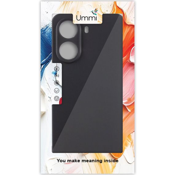 Чохол Silicone Cover Ummi Lakshmi Full Camera (AA) для Xiaomi Poco X7 Pro Чорний / Black | Зображення 1