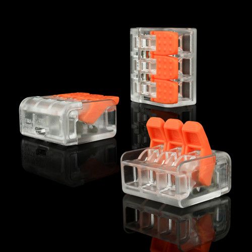 Клемма быстрого монтажа WT-463 3 входа 32А 400В 0.14-4mm2 | Зображення 2