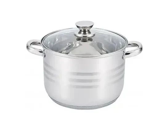 Кастрюля Unique UN-5008 с прозрачной крышкой 7 л