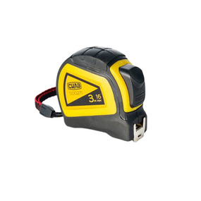 Рулетка обгумована автостоп, подвійний зачіп 3м*16мм СИЛА