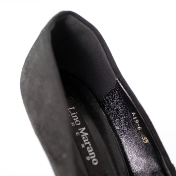 Туфлі човники жіночі 591617 Чорні 35 36 37 38 39 | Зображення 4