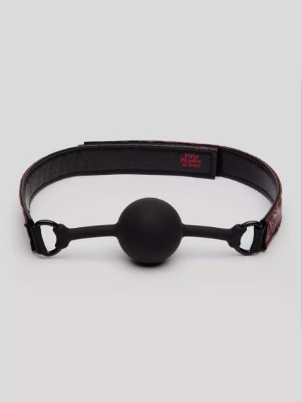 Кляп силіконовий Fifty Shades of Grey Sweet Anticipation Reversible Silicone Ball Gag | Зображення 1
