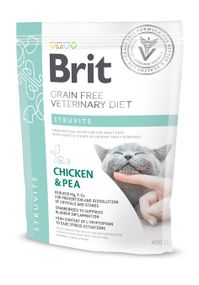 Корм-дієта Brit VD Struvite Cat для лікування захворювань нижніх сечових шляхів у котів 0.4 кг