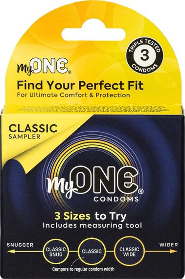 Презерватив MyONE Classic Sampler (три розміри в одному) Sex Aura