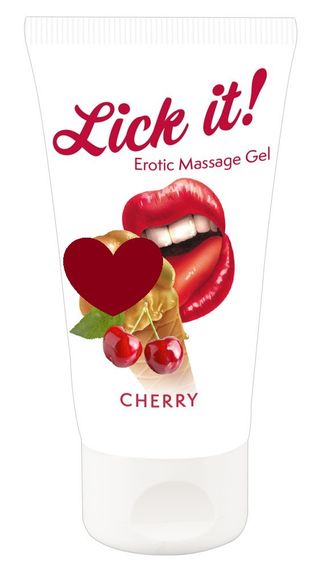 Масажний гель ВИШНЯ Lick It (50 мл) Sex Aura