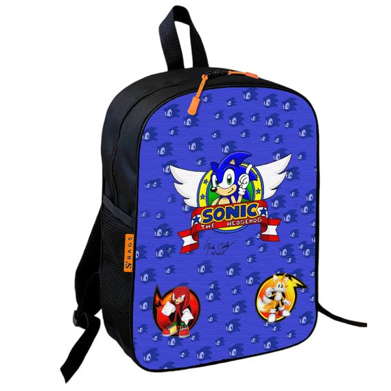 Шкільний рюкзак дитячий Супер Сонік + Сумка для взуття спортивної форми рюкзак-мішок для хлопчика (01839) | Зображення 4