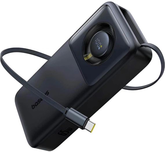 Повербанк Baseus Free2Pull 20000mAh 65W 2Type-C PD/ QC3A для макбука | Зображення 2