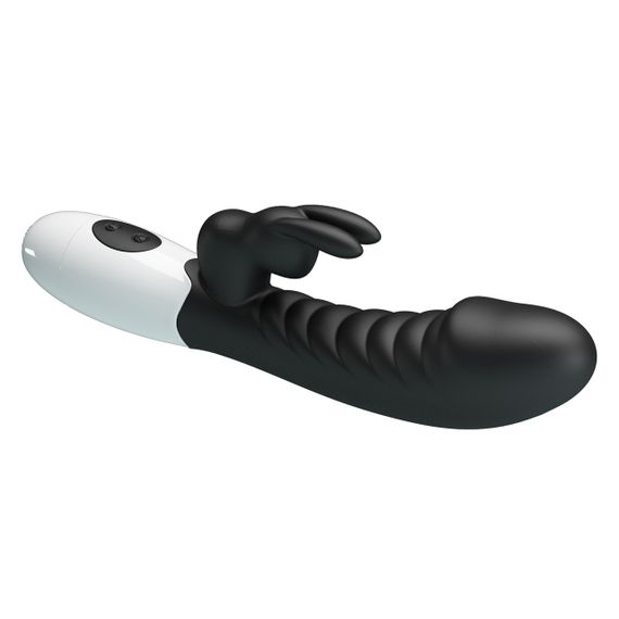 Вібратор - Pretty Love Naughty Bunny Vibrator Black Sex Aura | Зображення 3