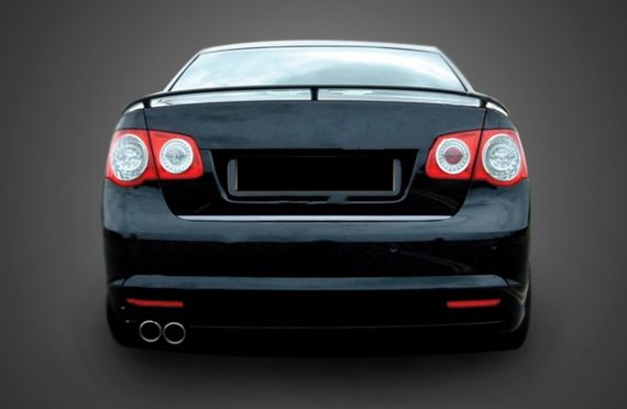 Кромка багажника (нерж) Carmos - Турецкая сталь для Volkswagen Passat B6 2006-2012 гг | Зображення 1