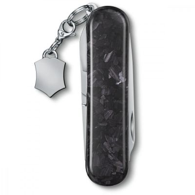 Нож Victorinox Classic SD Brilliant Carbon + брелок-лого (0.6221.90) | Зображення 3
