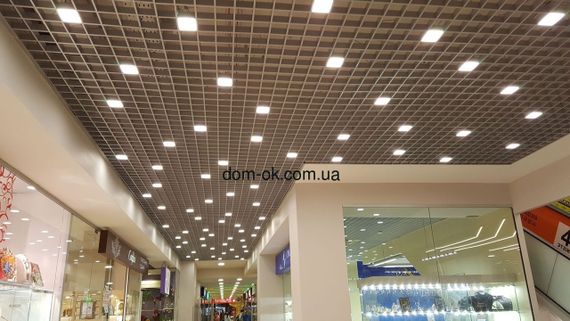 Комплект LED світильників для стелі грильято 100х100мм /2штуки 16Вт | Зображення 6