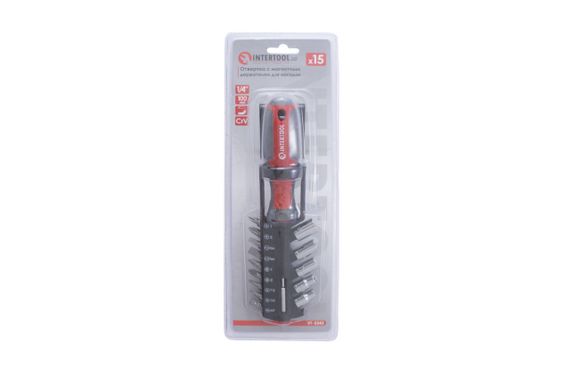 Отвертка Intertool - 15 ед. Pro (VT-3343)