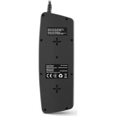 Сетевой фильтр питания REAL-EL REAL-EL RS-10 Protect, 5m, black (EL122300040) | Зображення 6