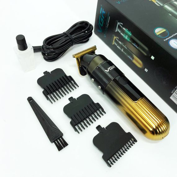 Машинка для стрижки волосся VGR V-929 акумуляторна, Машинка окантувальна професійна для бороди | Зображення 1
